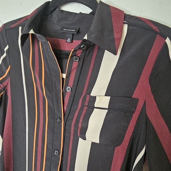Who What Where Longline Multi Color Shirt Career Dress Size XS - Picture 5 of 12